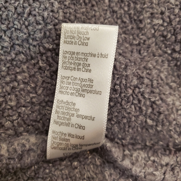P.J. Salvage Cozy Pullover Woman M Gray fleece sweater - Picture 8 of 8